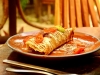 Egg and bacon breakfast burrito at Kismet Bar and Restaurant
